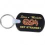 Metal Keyrings - Rectangular Soft Key Tag