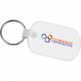 Metal Keyrings - Rectangular Soft Key Tag