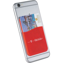 Phone Accessories - Slim Silicone Card Wallet