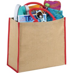 Calico & Jute Bags - Large Jute Tote