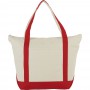 Non Woven Bags - 12 oz Zippered Cotton Tote