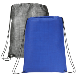 Duffle Bags & Sacks - Crossweave Heat Sealed Drawstring Bag