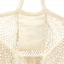Non Woven Bags - Riviera Cotton Mesh Market Bag w/ Zippered Pouch