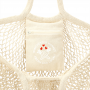 Non Woven Bags - Riviera Cotton Mesh Market Bag w/ Zippered Pouch