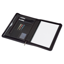 Non Leather Compendiums - Manchester A4 Imitation Leather Zip Compendium