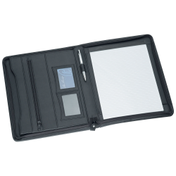 Non Leather Compendiums - The Associate A4 Imitation Leather Zip Compendium