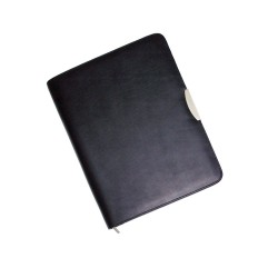 Non Leather Compendiums - The Stella A4 Zip Compendium with Calculator