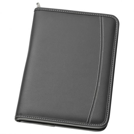 Non Leather Compendiums - Contrast A5 Zippered Compendium