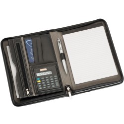 Non Leather Compendiums - Two-tone A5 Zippered Compendium