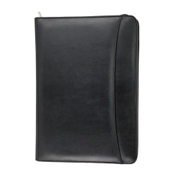 Non Leather Compendiums - The Manhattan A4 Imitation Leather Zip Compendium