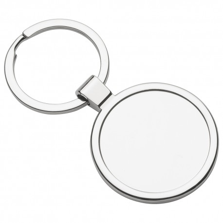 Circular Metal Keyring