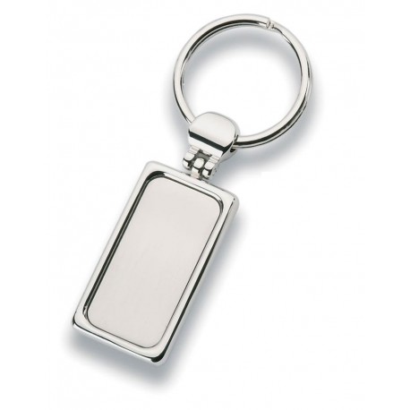 Rectangular Metal Keyring