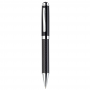 Metal Promotional Pens - Black Top Carbon Fibre Ballpoint Pen