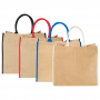 Colour Highlighted Large Jute Tote