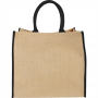 Calico & Jute Bags - Colour Highlighted Large Jute Tote
