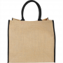 Colour Highlighted Large Jute Tote