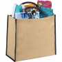 Calico & Jute Bags - Colour Highlighted Large Jute Tote