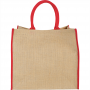 Colour Highlighted Large Jute Tote