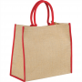 Colour Highlighted Large Jute Tote