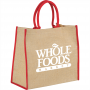 Colour Highlighted Large Jute Tote