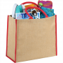 Colour Highlighted Large Jute Tote