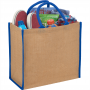 Calico & Jute Bags - Colour Highlighted Large Jute Tote