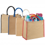 Colour Highlighted Large Jute Tote