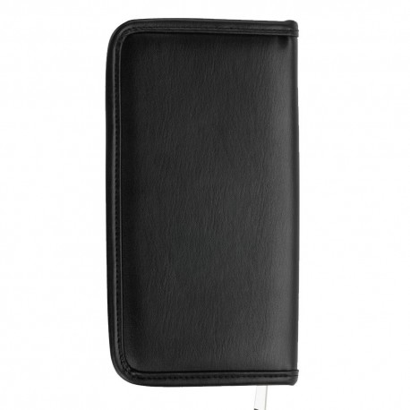 Zippered PU Travel Wallet