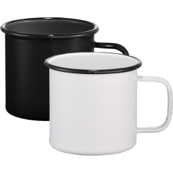 Travel Mugs - Enamel Metal Cup 500ml