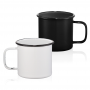 Travel Mugs - Enamel Metal Cup 500ml