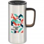 Travel Mugs - Valhalla Copper Vacuum Mug with Cork 500ml