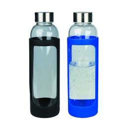 Stubby Holders - Glass Bottle with Silicone Cover 500ml