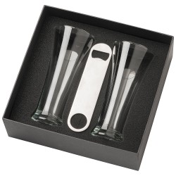 Name & Pin Badges - Pilsner Beer Glass Set 350ml