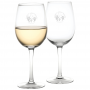 Name & Pin Badges - Wine Glass Set 430ml