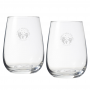 Name & Pin Badges - Wine Glass Set 450ml