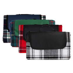 Folding Picnic Rug with Coloured Flap