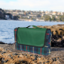 Picnic Blankets - Folding Picnic Rug with Coloured Flap