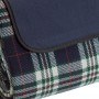 Folding Picnic Rug with Coloured Flap