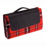 Folding Picnic Rug with Coloured Flap