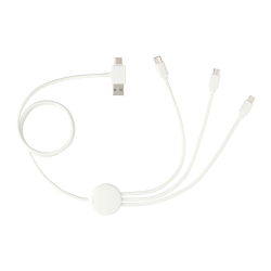 USB Hubs & Cables - 5-in-1 Charging Cable with Antimicrobial Additive