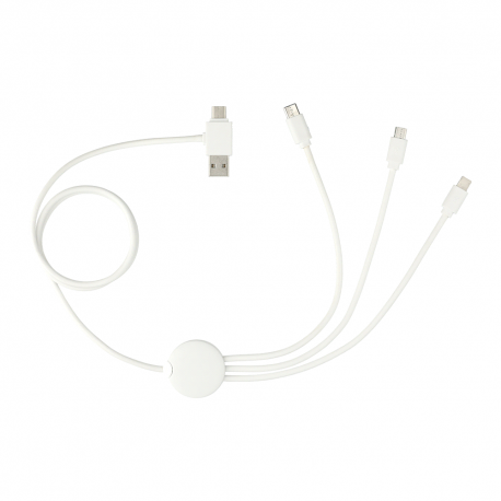 5-in-1 Charging Cable with Antimicrobial Additive