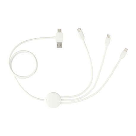 USB Hubs & Cables - 5-in-1 Charging Cable with Antimicrobial Additive