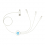 USB Hubs & Cables - 5-in-1 Charging Cable with Antimicrobial Additive
