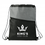 Duffle Bags & Sacks - Cross Weave Zippered Drawstring Bag