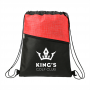 Duffle Bags & Sacks - Cross Weave Zippered Drawstring Bag