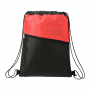 Duffle Bags & Sacks - Cross Weave Zippered Drawstring Bag