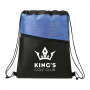 Duffle Bags & Sacks - Cross Weave Zippered Drawstring Bag