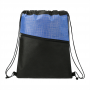 Cross Weave Zippered Drawstring Bag