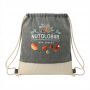Duffle Bags & Sacks - Split Recycled Cotton Drawstring Bag