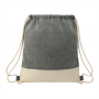 Duffle Bags & Sacks - Split Recycled Cotton Drawstring Bag